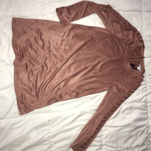 Velvet Blush Dress From Boutique